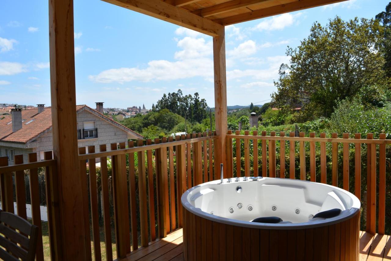 Cabanas Compostela - Cabana La Catedral Con Banera De Hidromasaje Σαντιάγο ντε Κομποστέλα Εξωτερικό φωτογραφία